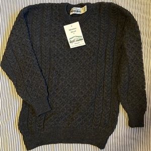Westend Knitwear Irish wool sweater 100% wool new w/ tags